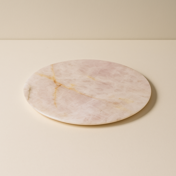 Bandeja Aurora - Quartzito Cristal Rosa