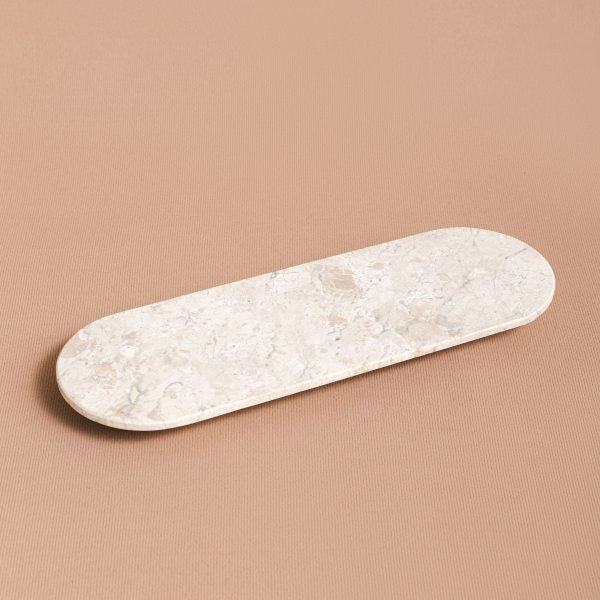 Bandeja Vetta Crema Piccola - Mármore Travertino Nacional