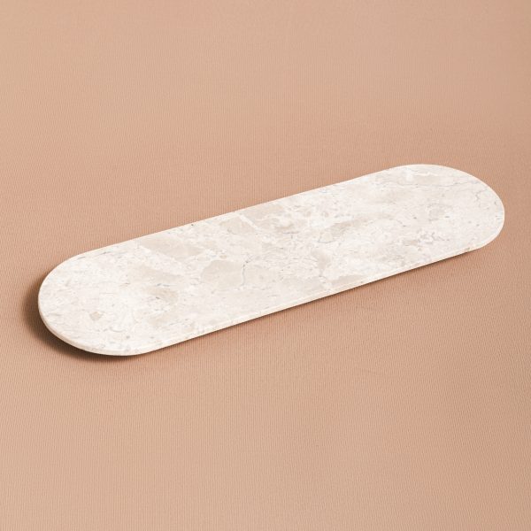 Bandeja Vetta Crema Grande - Mármore Travertino Nacional