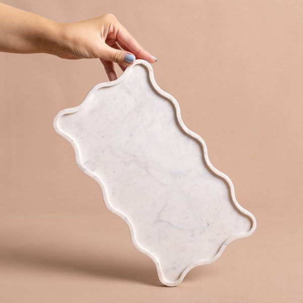 Bandeja Mossa - Mármore Calacata