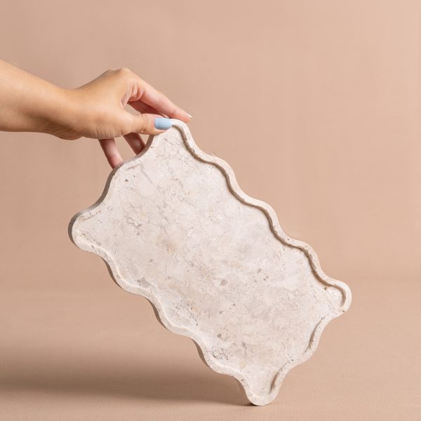 Bandeja Mossa - Mármore Travertino Nacional