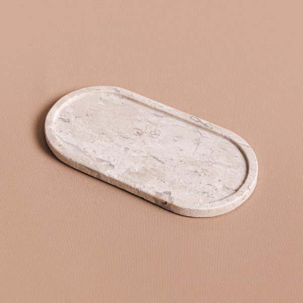 Bandeja Sottile Média - Mármore Travertino Nacional