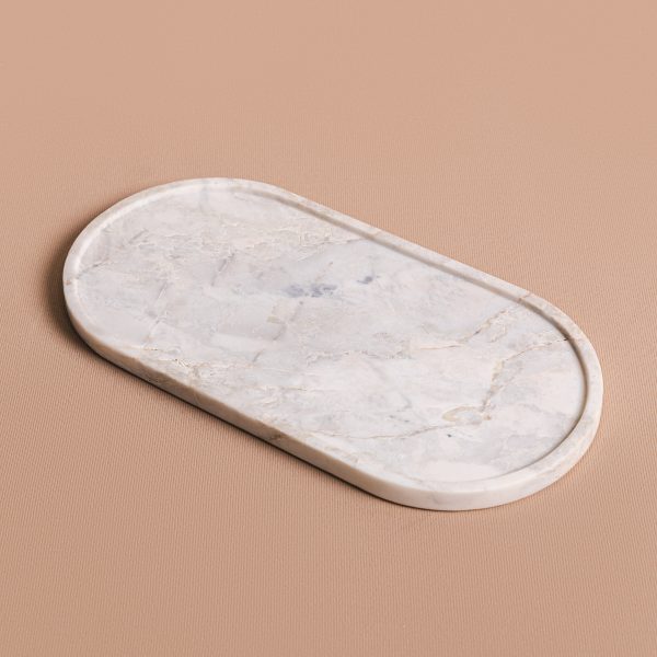 Bandeja Sottile Grande - Mármore Calacata