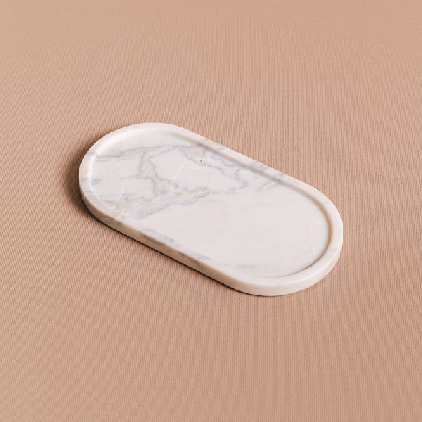 Bandeja Sottile Média - Mármore Calacata