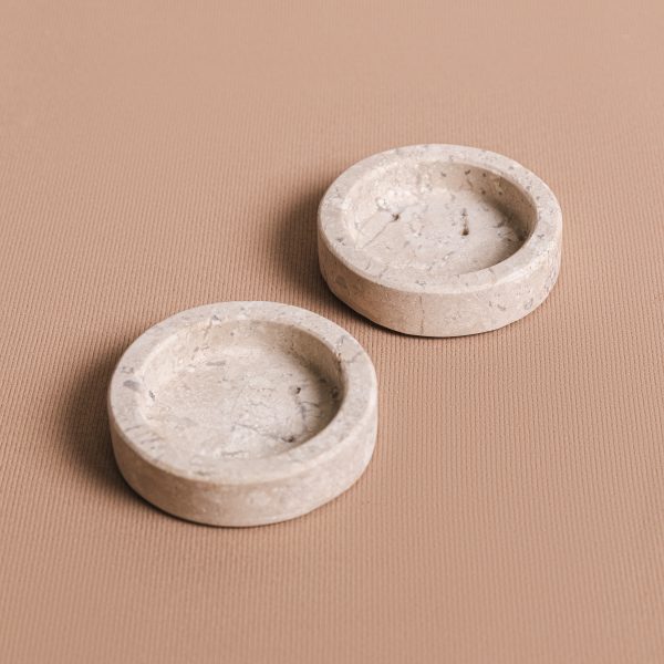 Molheira Essenza - 02 peças em Mármore Travertino Nacional