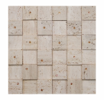 ORVALHO - Mármore Travertino Romano,  Cristal Swarovski Gold (MNC 50.008)